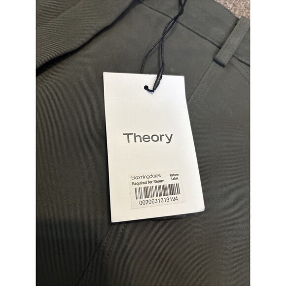 NWT New $295 Theory Seam Trouser Teak Knit Tech Women's size 4 - Picture 2 of 12